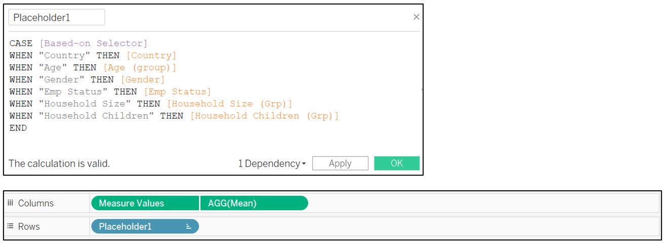 Create new calculated field to receive attribute selection