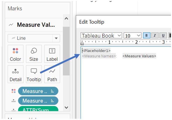 Create tooltip for confidence interval