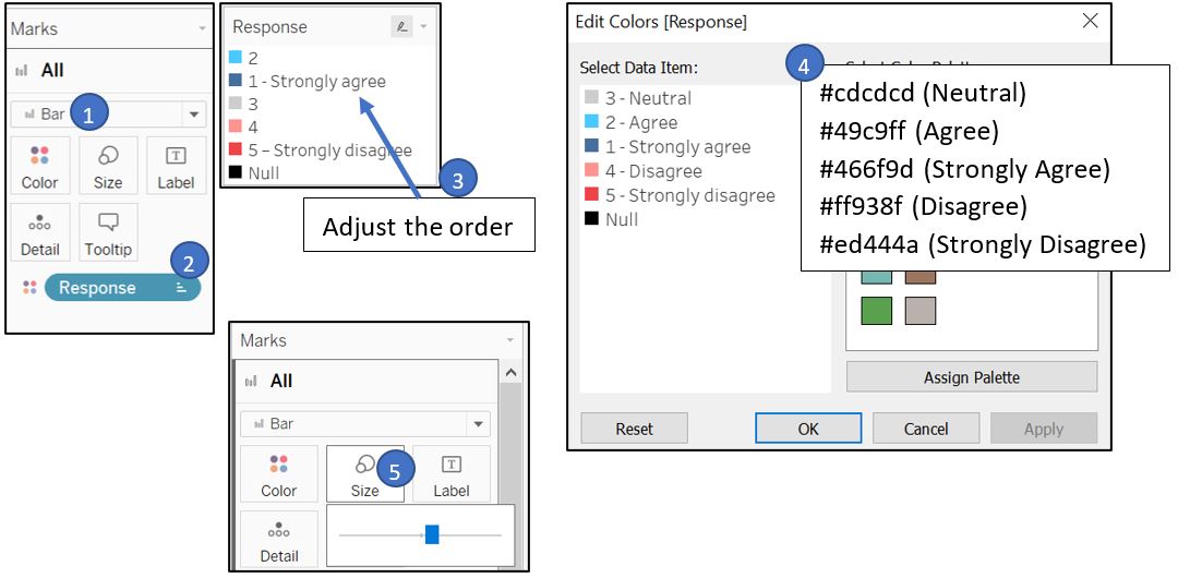 Adjust color legend