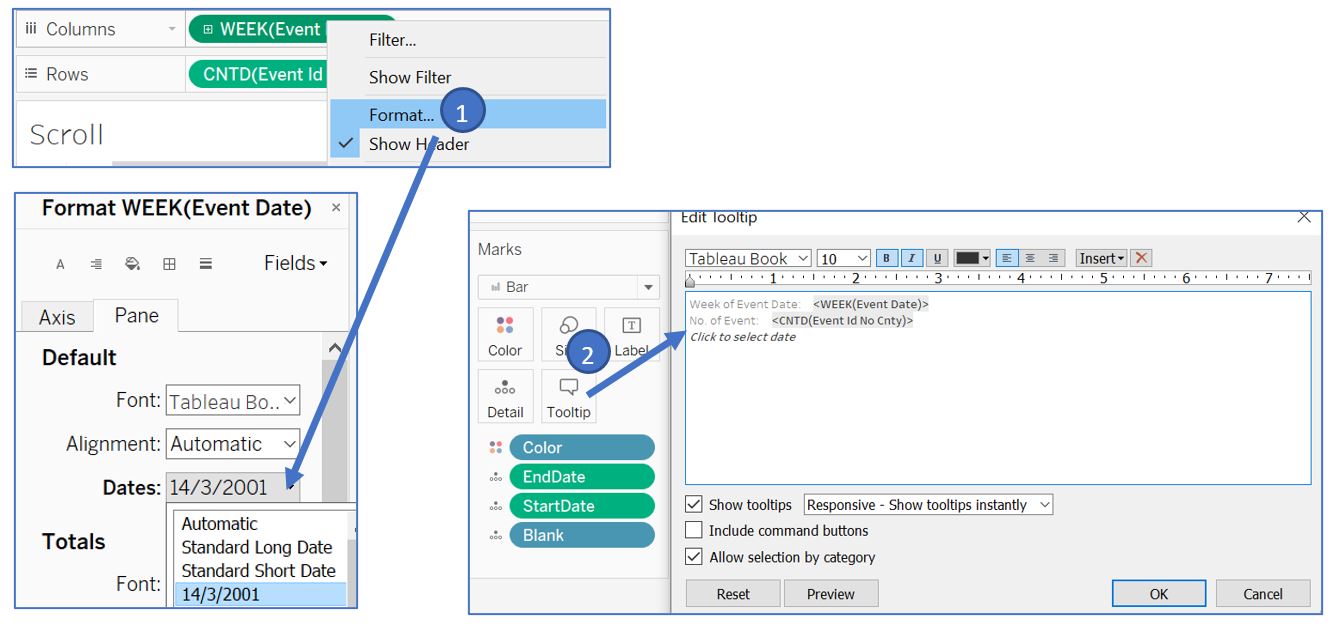 Adjust tooltip content and date format for _Scroll_ worksheet