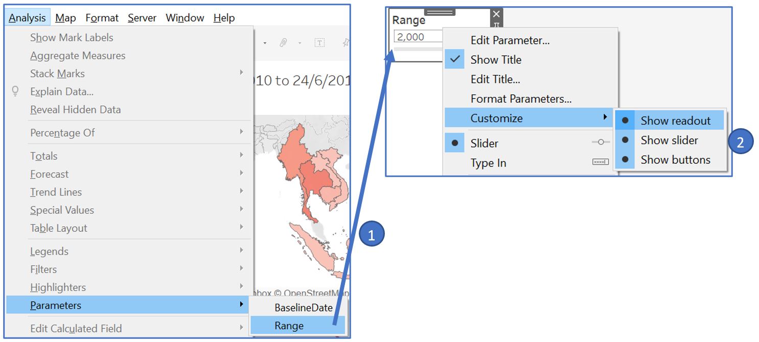 Add _Range_ parameter slider